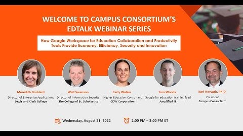 How Google Workspace for Education Productivity Tools Provide Economy, Efficiency and Security