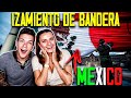 🇲🇽 REACCIÓN a IZAMIENTO de BANDERA en MÉXICO *nos emocionamos* ft. @Cygnus