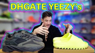 DHGATE Yeezy Slide and 700 UNBOXING!!!