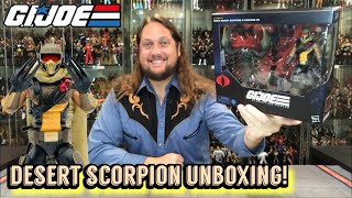 A Sting In The Tail Desert Scorpion GIJOE Classified Series Unboxing \& Review!