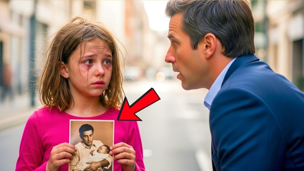 ילדה ענייה מראה תמונה ישנה למיליונר אלמן... היא שואלת: 