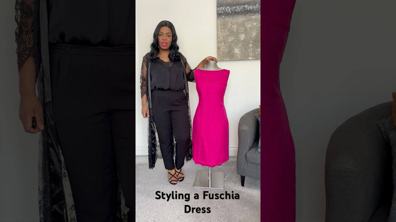 Styling a Fuschia Dress - Affordable Retro Style - Tiana Saves