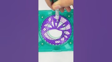 Which Pattern Helps You Relax Faster? ASMR Spiral Art! #art #2024 #spirograph #shorts #satisfying