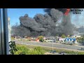 Взрыв на заправке в Новосибирске