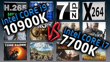 Intel i9 10900K vs Intel i7 7700K Benchmarks – 15 Tests 🔥