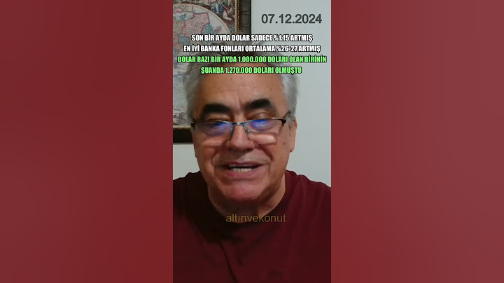 DOLAR BAZI BİR AYDA 1.000.000 DOLARI OLAN BİRİNİN ŞUANDA 1.270.000 DOLARI OLMUŞTU