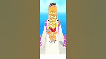 pancake run android gameplay all levels, ios walkthrough #shorts #androidgameplay #youtubeshorts