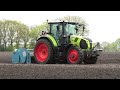 Spitten van aardappel land claas 5110 imants spitmachine