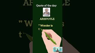 Wonder is the beginning of wisdom. #philosophy #motivation #wisdom