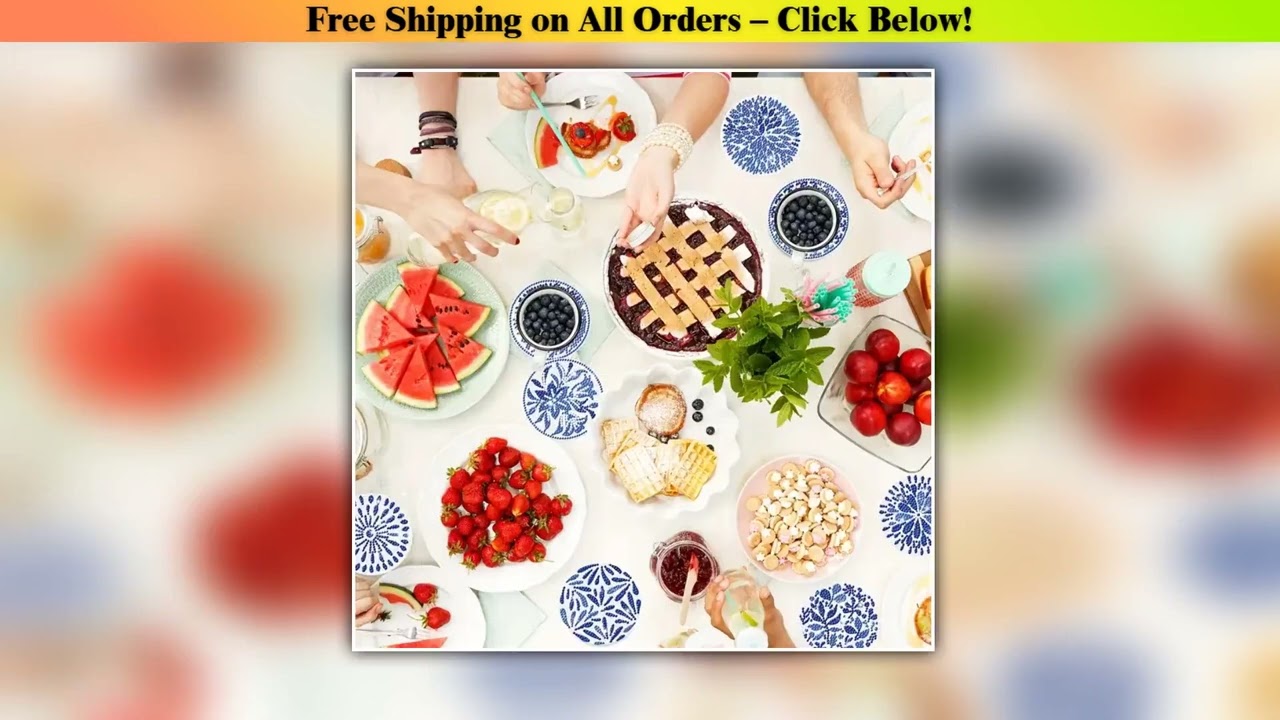 8-piece Set of DIY Diamond Painted Coasters with Blue and White Porcelain Pattern and