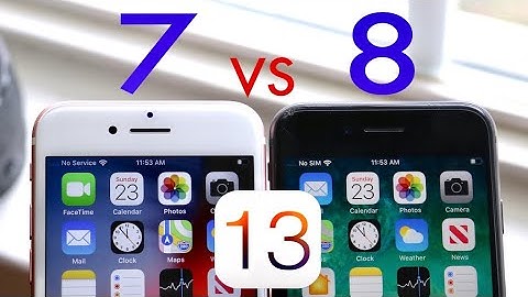 iPhone 7 Vs iPhone 8 On iOS 13! (Speed Comparison) (BETA)