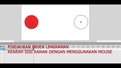 PENGENALAN ADOBE FLASH DAN DASAR DASAR - TEKHNIK ANIMASI 2 DIMENSI DAN