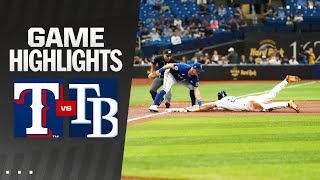 Rangers vs. Rays Game Highlights (4\/1\/24) | MLB Highlights