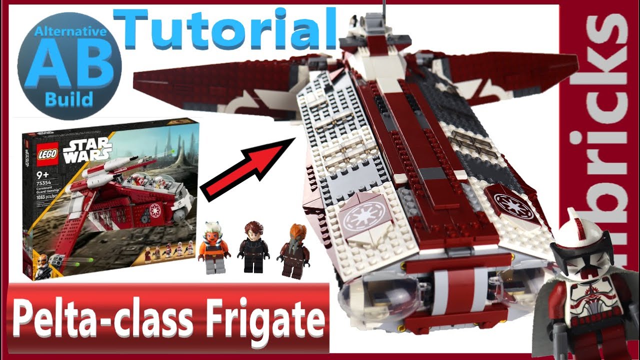 Tutorial: Lego Star Wars Coruscant Guard Gunship (75354) - Pelta