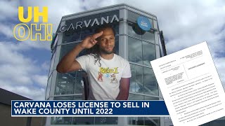Carvana License to sell suspended Registration process explained