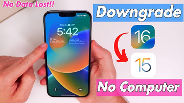 [No Computer] How to Downgrade iOS 16 to 15 Without Data Lost