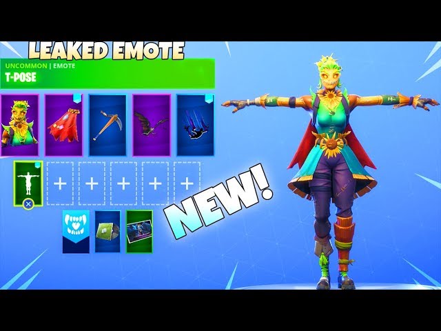 Fortnite T-Pose Emote  Uncommon Dance - Fortnite Skins