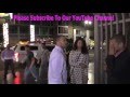 Jesse williams and aryn drake lee outside montalban theatre in hollywood