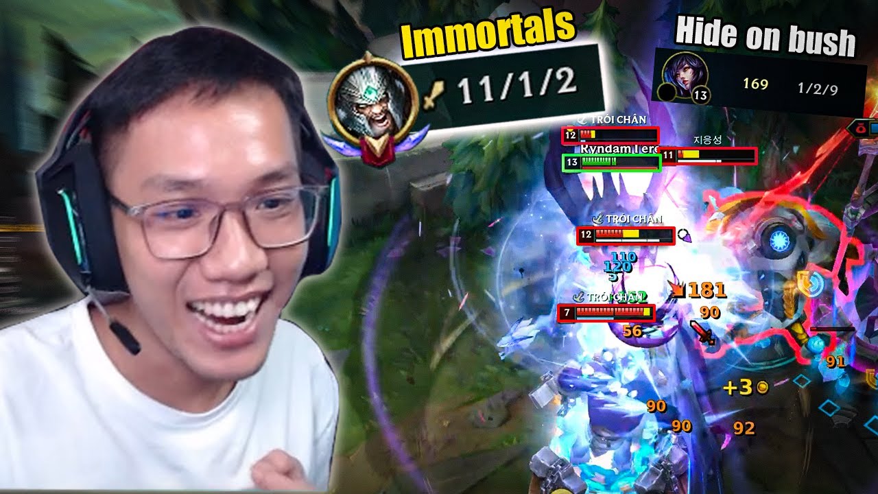Immortals Tryn | Gặp lại Faker Tồ chơi cháy gánh cả GOAT! | meet T1 Faker in ranked KR
