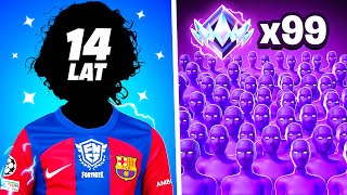 NAJMŁODSZY PROS vs 99x UNREAL w Fortnite