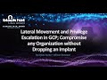 Lateral Movement & Privilege Escalation In GCP; Compromise Organizations Without Dropping An Implant