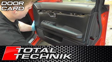 How to Remove Door Card Panel - Audi A4 S4 RS4 - B6 B7 2001-2008 - TOTAL TECHNIK