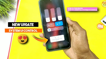 MIUI 12.5 New System Ui Control Update | System Ui Control Update | Uninstall System Ui Control
