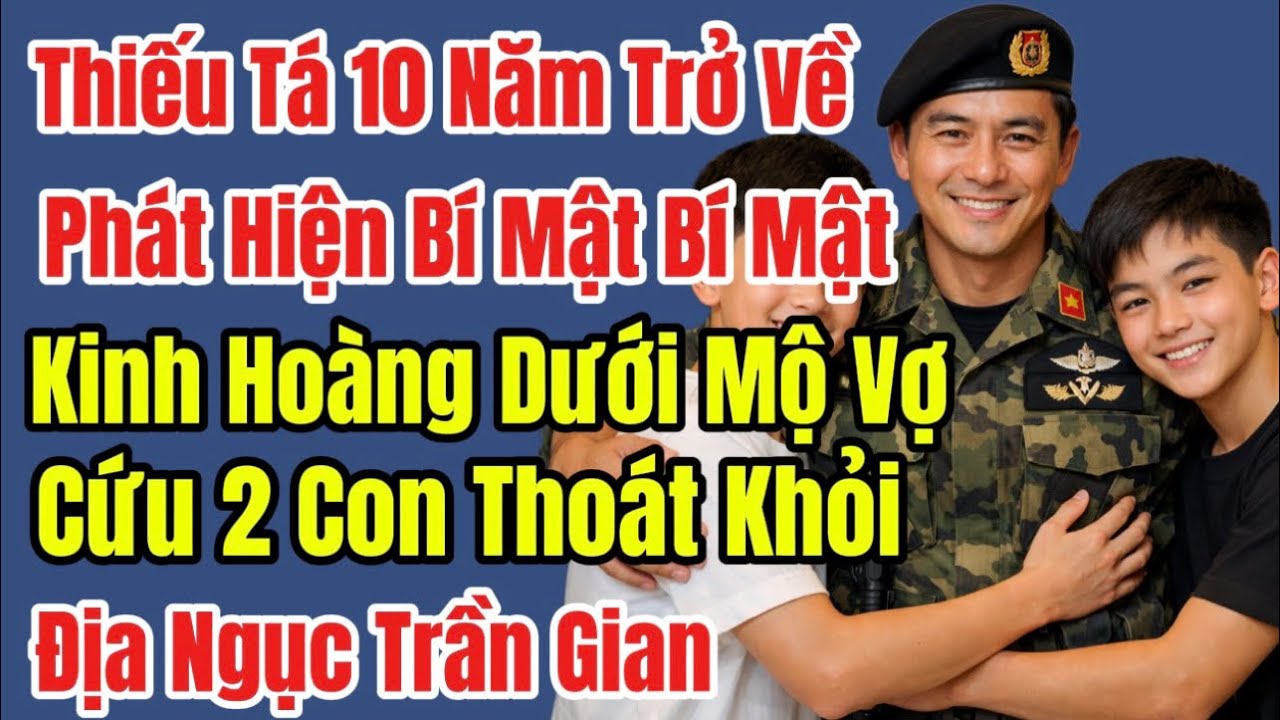 Thiếu Tá 10 Năm Trở Về, Phát Hiện Bí Mật Kinh Hoàng Dưới Mộ Vợ, Cứu 2 Con Thoát Khỏi Địa Ngục