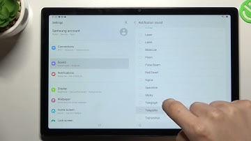 Samsung Galaxy TAB A8 2021 - Notification TONES Checkup / Listen All Default Text Tones