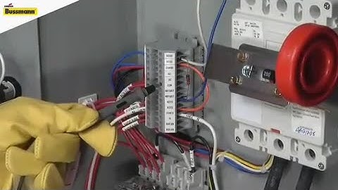 Bussmann series - Power Module Elevator Switch - Testing Operation for Proper Function.mp4