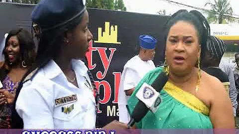 Redcarpet moment at City people magazine with Rachael oniga