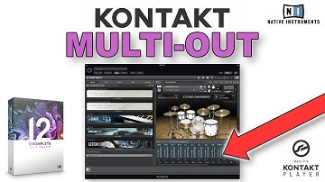 How to Mix Kontakt Drums on Separate Tracks | Set Up Kontakt Multiple Outputs in Logic Pro X
