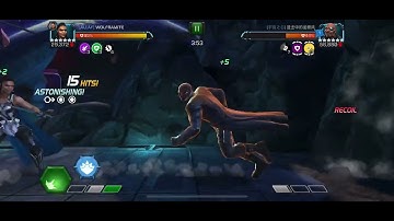 MCoC Valkyrie vs Nick Fury on node 14 (Ebb flow knock down and heavy hitter)