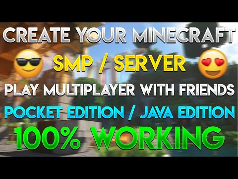 पॉकेट / जावा में दोस्तों के साथ मुफ्त में अपना Minecraft SMP कैसे बनाएं और मल्टीप्लेयर कैसे चलाएं