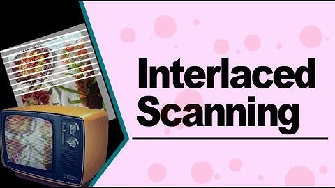 What is Interlaced scanning???