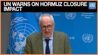 UN Official Warns Closure of Strait of Hormuz Could Disrupt Humanitarian Operations | Dawn News