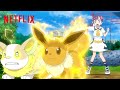 Team Rocket Battles Chloe’s Copycat Eevee ⚡️⚡️ Pokémon Master Journeys | Netflix After School