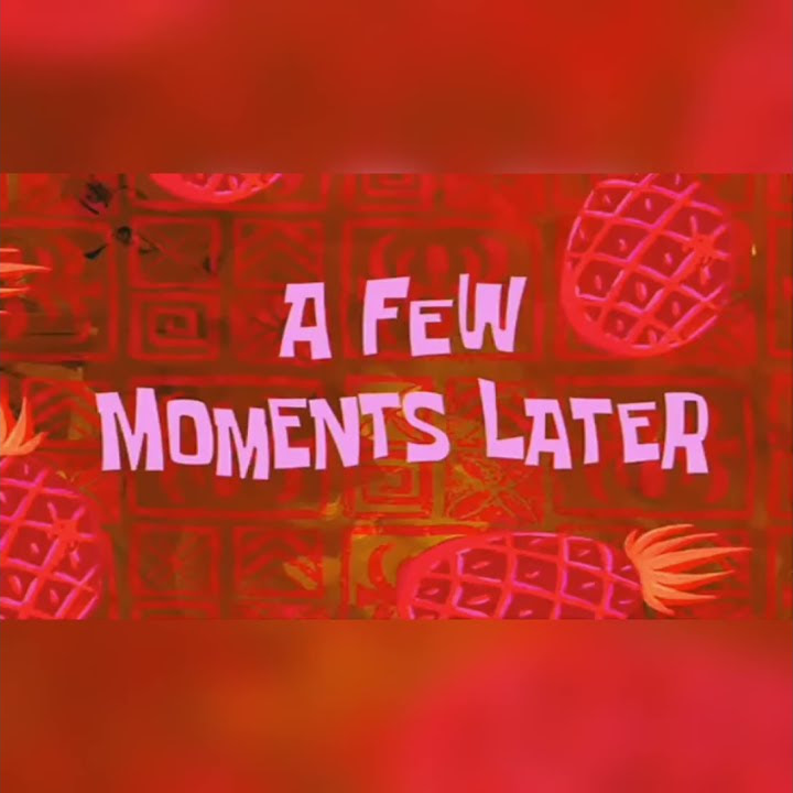 A few moments later