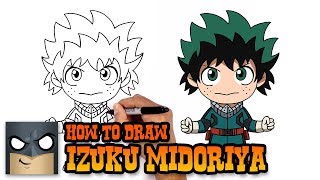 how to draw izuku midoriya my hero academia