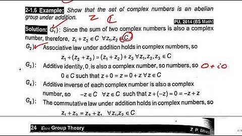 Show that set of complex numbers is an abelian group under addition | group theory | Farhan Younas