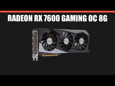 Видео: Видеокарта GIGABYTE Radeon RX 7600 GAMING OC 8G
