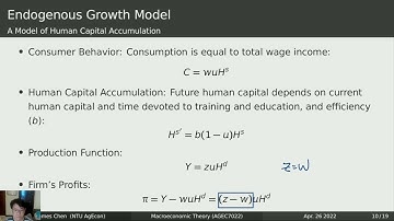 1102 Macroeconomic Theory -- 4/26 Part 2