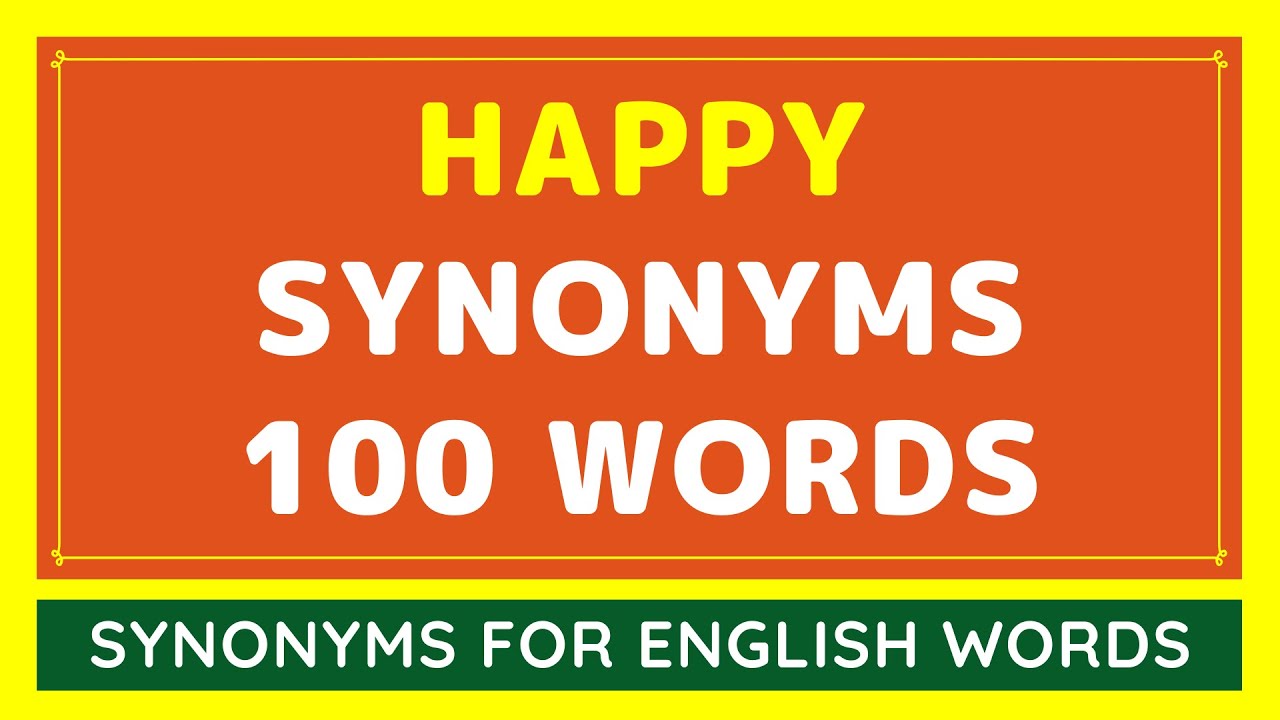 Enjoy English - #Synonyms