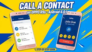 👉 📞 Call a Contact from Address Book on OPPO R9s | Android 6.0.1 📱