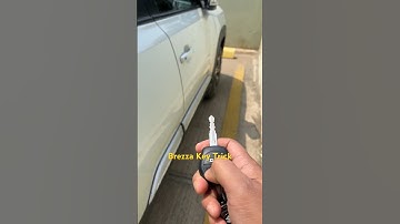 New Brezza Key Trick to open all four doors #marutisuzukibrezza2022 #automobile #brezza