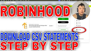 ✅ Hoe download ik een Robinhood CSV-overzicht?
