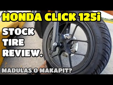 HONDA CLICK 125i STOCK TIRE REVIEW MADULAS BA O MAKAPIT.