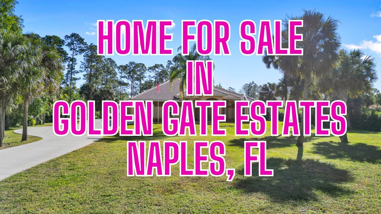 Golden Gate Estates home for sale on Acreage! Naples Florida home for