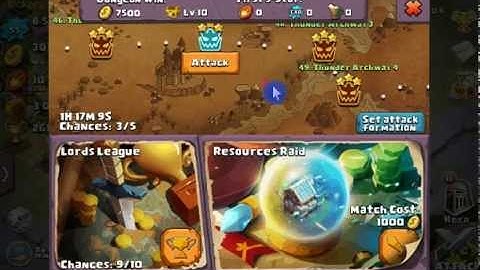 Clash of Lords 2 - Dungeon - 47. Thunder Archway 2