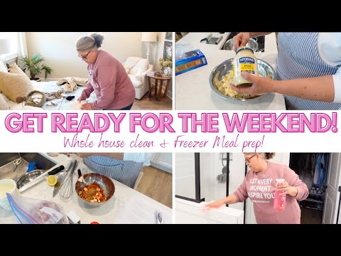 GET IT ALL DONE | BBQ MEAL PREP | HOUSE RESET | MARINADE RECIPES FOR THE GRILL